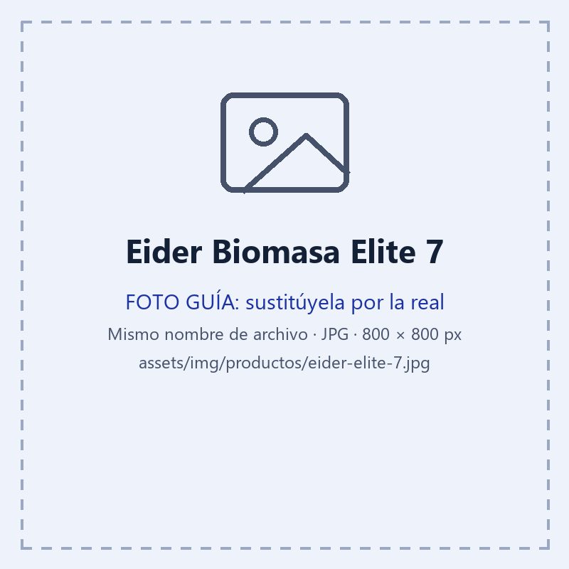 Fotografía del Eider Biomasa Elite 7